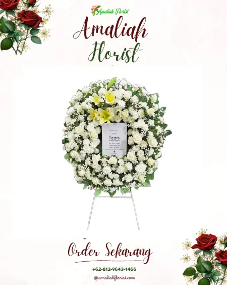 Krans Bunga Duka Depok